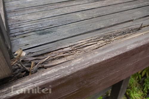 天然木　ウッドデッキ